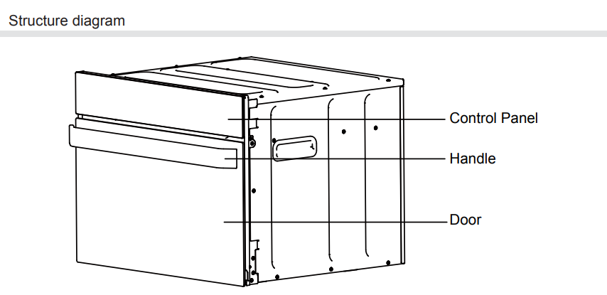 Glen Built-in Oven 658 Touch 42 Liter