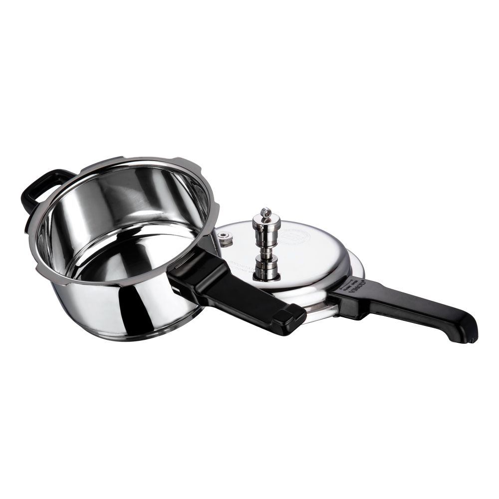 Vinod 18/8 Stainless Steel Induction Friendly Pressure Cooker - 3 L