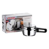 Vinod 18/8 Stainless Steel Induction Friendly Pressure Cooker - 2 L