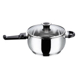 Vinod 18/8 Stainless Steel Splendid Plus Pressure Cooker - 3.5 L (Induction Friendly)