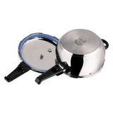 Vinod 18/8 Stainless Steel Splendid Plus Pressure Cooker - 5.5 L (Induction Friendly)