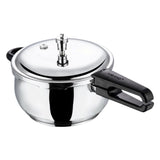 Vinod 18/8 Stainless Steel Splendid Plus Pressure Cooker - 6.5 L (Induction Friendly)