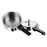 Vinod Platinum Triply Stainless Steel Pressure Cooker- 2 L (Induction Friendly)