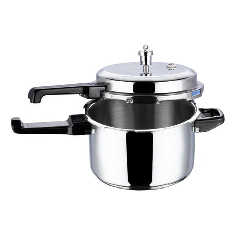 Vinod Platinum Triply Stainless Steel Pressure Cooker- 7 L (Induction Friendly)