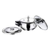 Vinod 18/8 Stainless Steel Magic Pressure Cooker - 5.5 Litre (Induction Friendly)