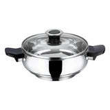 Vinod 18/8 Stainless Steel Magic Pressure Cooker - 3.5 Litre (Induction Friendly)