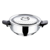 Vinod 18/8 Stainless Steel Magic Pressure Cooker - 3.5 Litre (Induction Friendly)