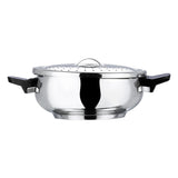 Vinod 18/8 Stainless Steel Magic Pressure Cooker - 3.5 Litre (Induction Friendly)