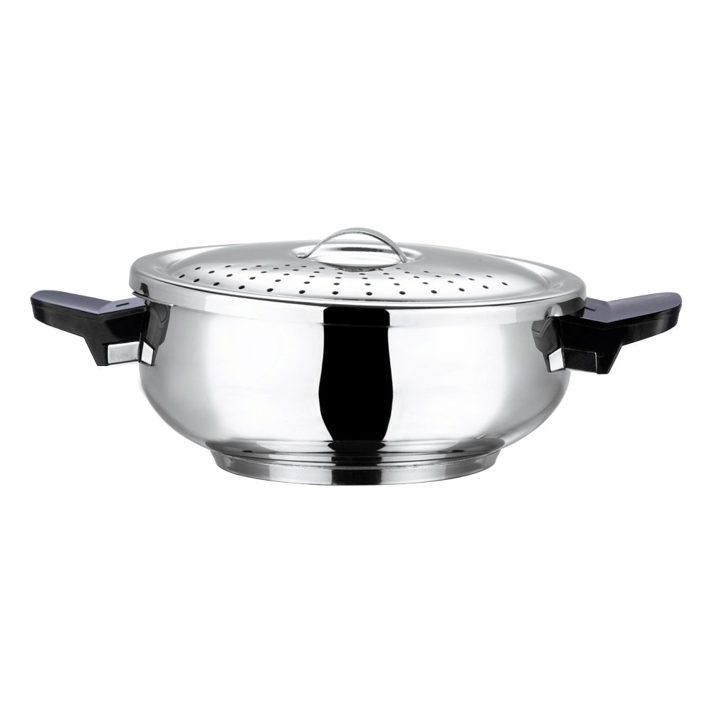 Vinod 18/8 Stainless Steel Magic Pressure Cooker - 3.5 Litre (Induction Friendly)