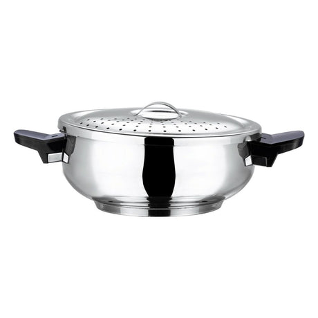 Vinod 18/8 Stainless Steel Magic Pressure Cooker - 3.5 Litre (Induction Friendly)