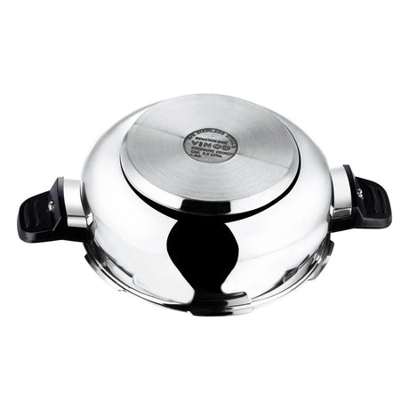 Vinod 18/8 Stainless Steel Magic Pressure Cooker - 3.5 Litre (Induction Friendly)