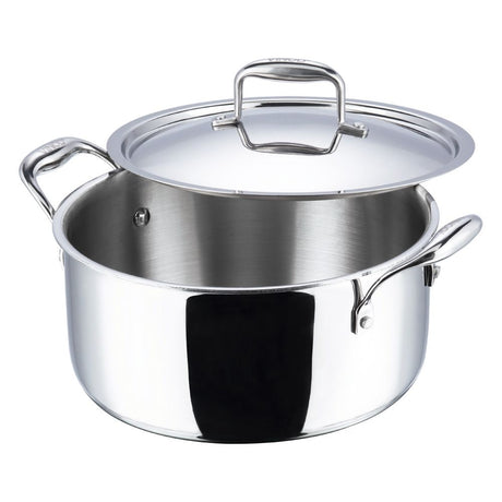 VINOD TRIPLY PLATINUM SERIES SAUCEPOT WITH SS LID (5L)
