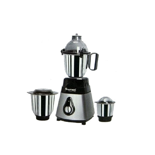 Sumeet Traditional Ranger 550 Mixer Grinder (Black And Silver, 3 Jars)