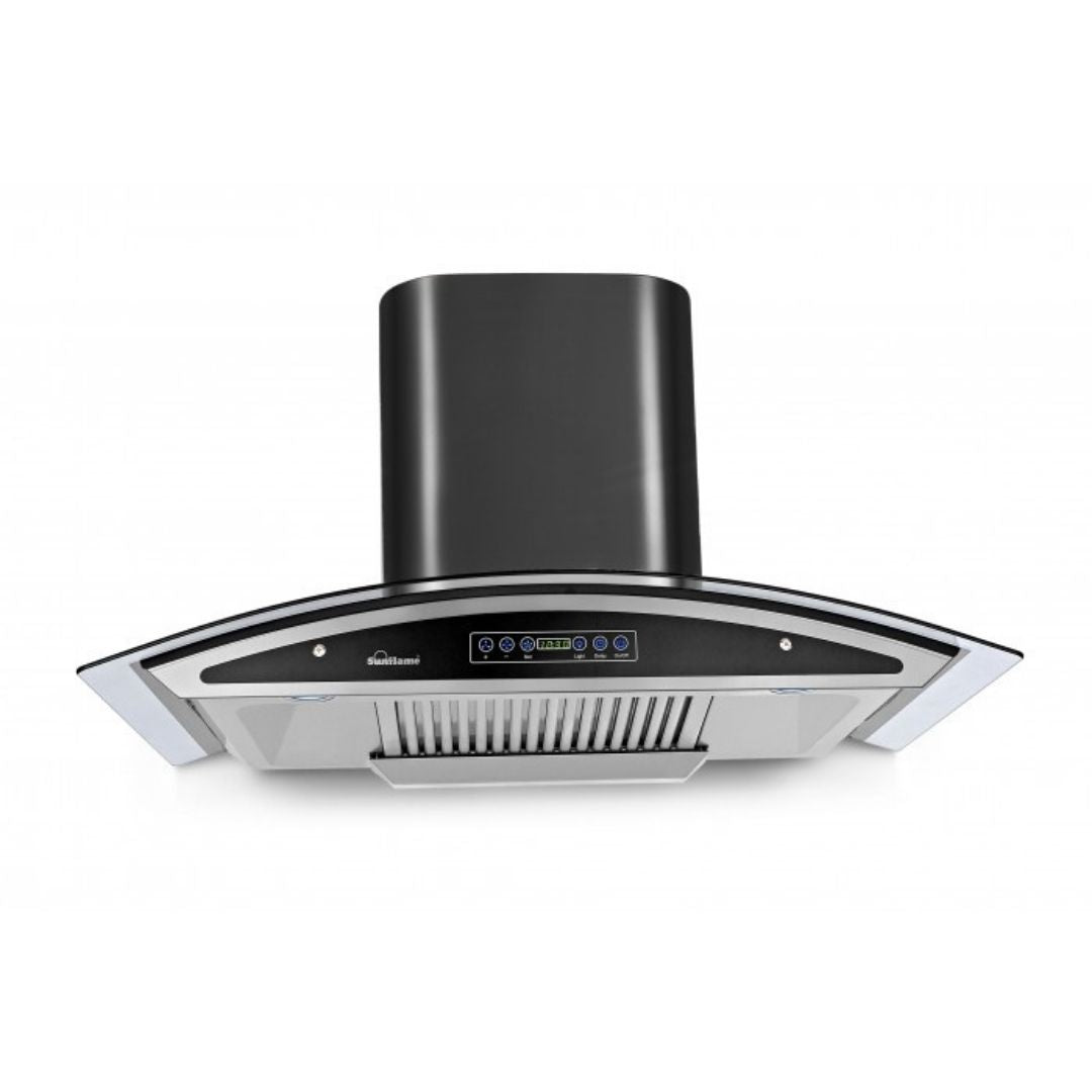 Sunflame 60cm Auto Clean Chimney INNOVA 60 AC DX- BK GC with Feather Touch & Gesture Control