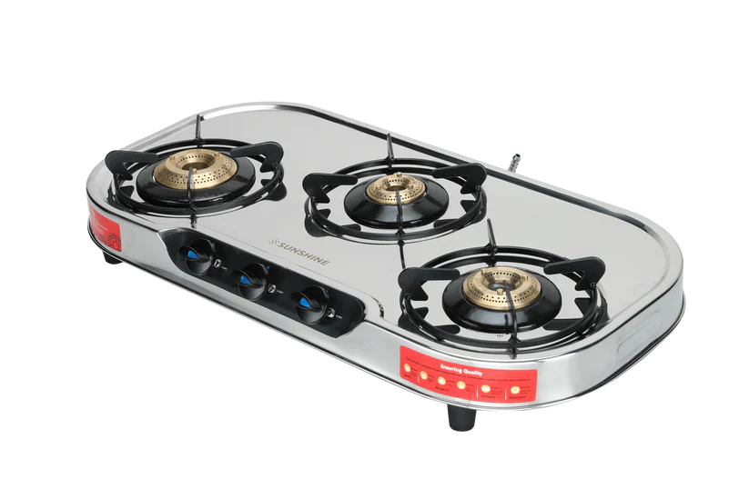 Cresta Tri-Cook 3 Burner Gas Stove Manual Ignition