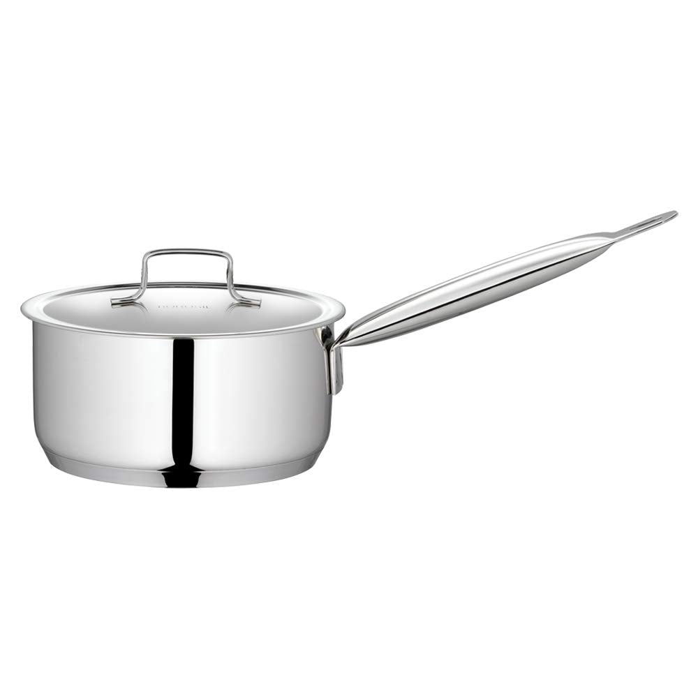 Borosil 2.3 Litre Stainless Steel Sauce Pan Tri-Ply Bottom