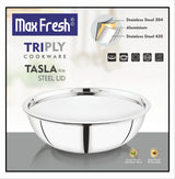Triply Tasla with Steel Lid – 20 cm