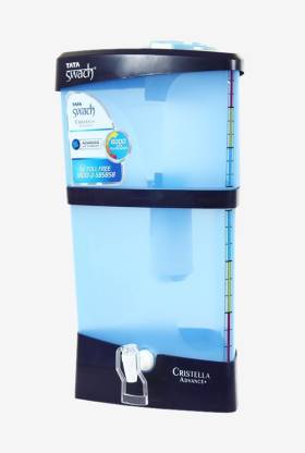 Tata Swach Cristella Advance 18 L Gravity Based Water Purifier ( BLUE )