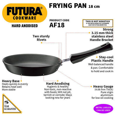  Black & Hawkins - AF 18 Futura Hard Anodised Frying Pan