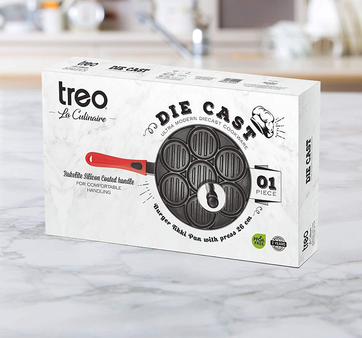 Treo La Culinaire Series Non Stick Burger Tikki Pan 