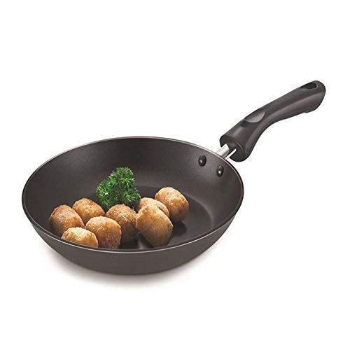 Prestige 270 mm Signature Aluminium Fry Pan,Black (30956)