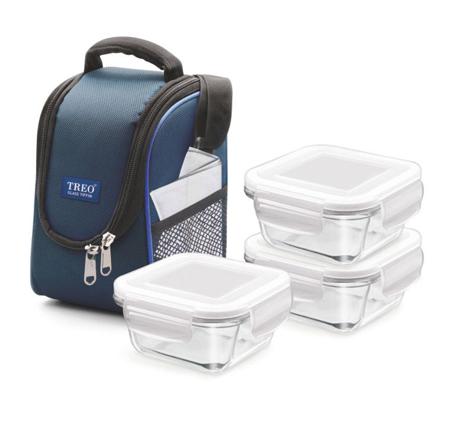 Milton Treo Health First Tiffin Square Container 3 pcs Set