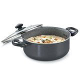 Prestige Omega Deluxe Granite Range Of Non-Stick Cooware Sauce Pan With Lid