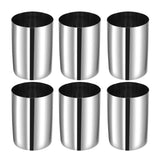 Regal Stainless Steel Glass Set of 6-400ml Each