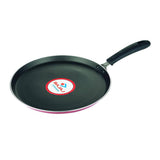 Bajaj Ceramic Induction Base Non-Stick Flat Tawa, 25cm, Black