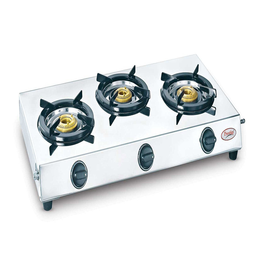 Buy Prestige Perfect Stainless steel Gas Stove at the lowest price in India at Apnidukaan.com, Save UPTO 50% Off, All India Free Shipping, Click here to see all of our exclusive deals.
