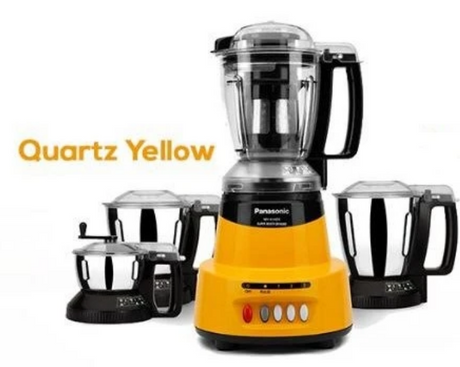 PANASONIC ELEMENTS SUPER MIXER GRINDER MX-AV425, 4-JAR SUPER MIXER GRINDER, 600 WATTS - ( QUARTZ YELLOW )