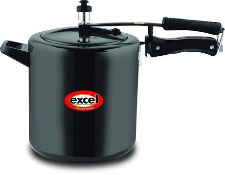 Excel Ultra Hard Anodized Aluminum Pressure Cooker Inner Lid, 5 Litre, (Black )