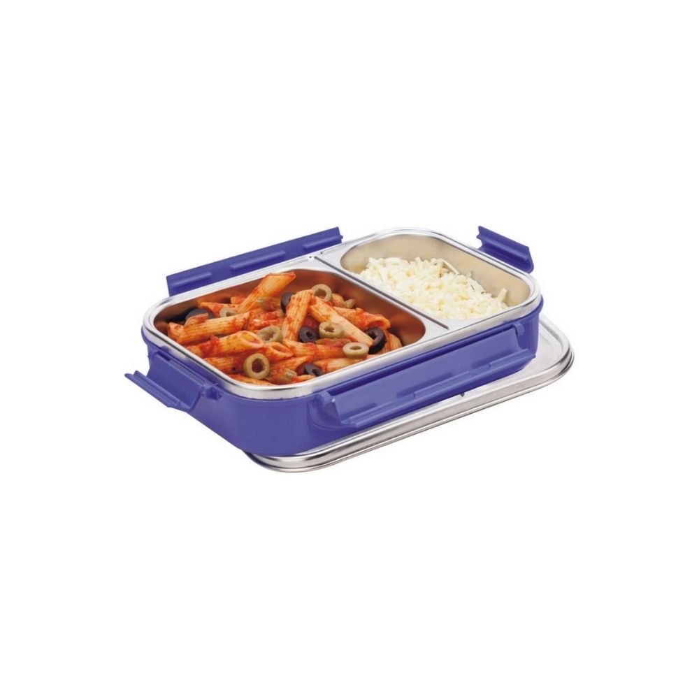 Signoraware Slim Steel with Steel Lid Lunch Box