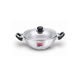 Prestige Platina Popular Stainless steel Kadai, 220 mm