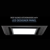 Elica Deep Silent Chimney Glace EDS PLUS HE LTW 60 NERO T4V LED P