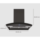 Elica ISMART GLACE HAC BF LTW 60 NERO