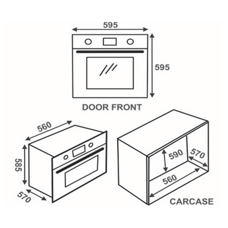 Elica Built-In Oven EPBI 1063 DMF (STEEL)