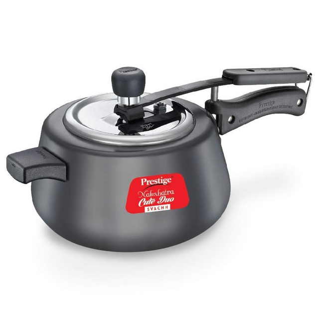 Prestige 5 Ltr Nakshatra Cute Hard Anodised Savachh Pressure Cookers (20261)