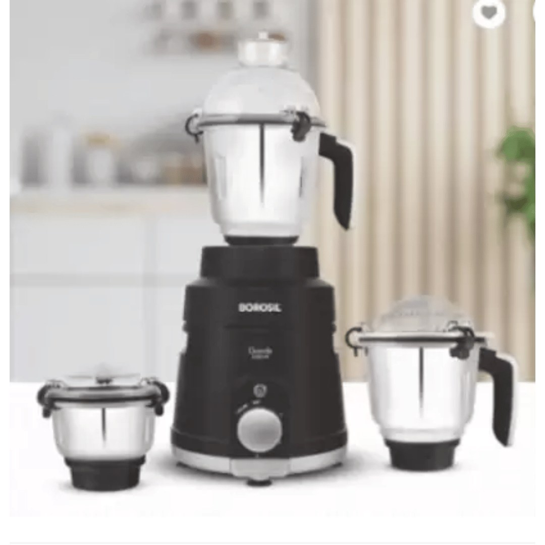 Borosil Grande 1000w 3 Jar Mixer Grinder HAMG01