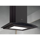 Elica Deep Silent Chimney GLACE EDS PLUS ISLAND HE LTW 90 NERO T4V LED P