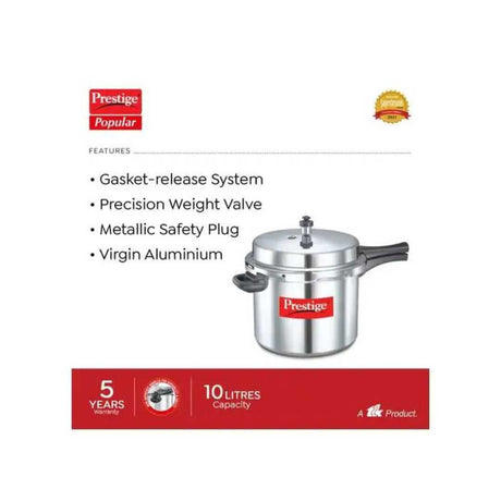 Prestige Popular Range Of 10 Litre Pressure Cooker 10030