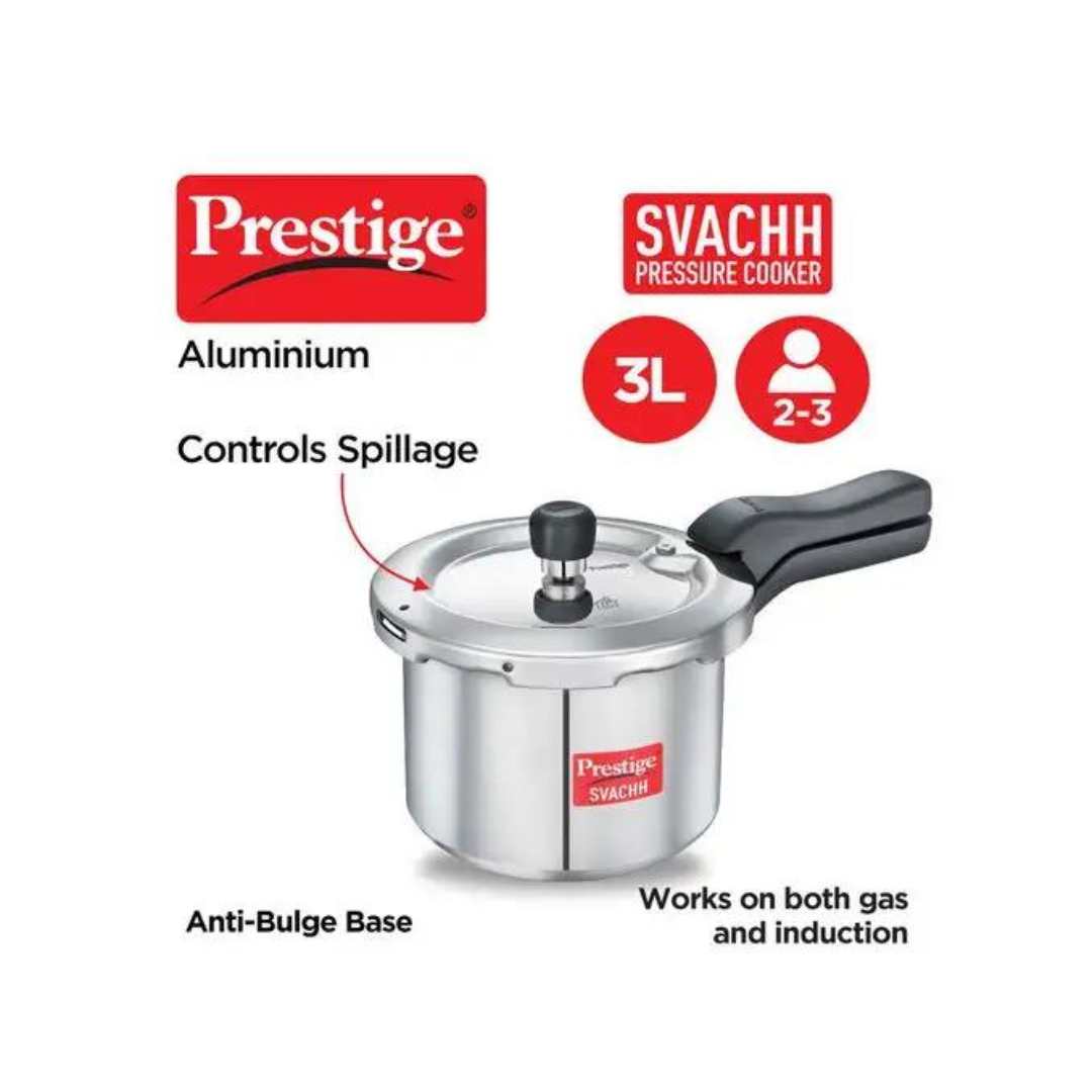 Prestige Svachh Aluminium Anti Bulge Pressure Cooker 10725