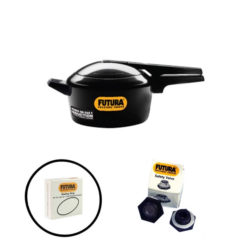 Buy Futura Hard Anodised 3 Litre Pressure Cooker Induction Base