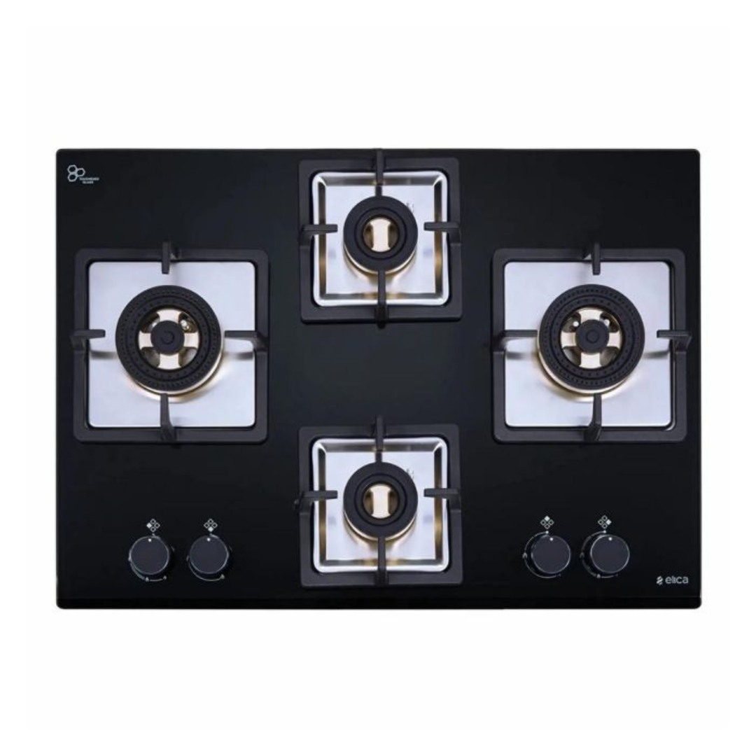 Elica 4 Full Brass Burner IND FLEXI FB 470 DX DFS Direct Flame Technology