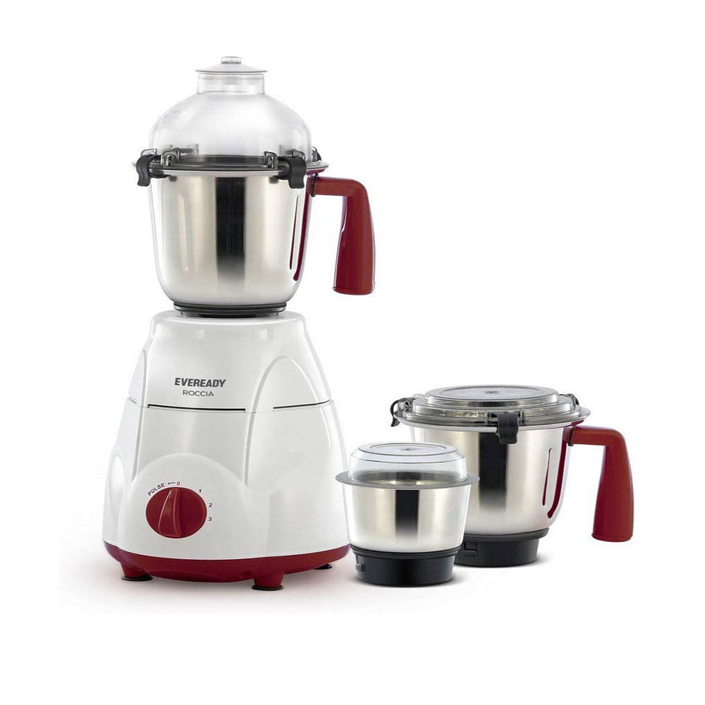 Eveready Mixer Grinder Roccia 750 Watt (White)