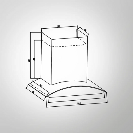 KAFF VASCO DHC 90 Filter Less Dry Heat Auto Clean Technology Chimney