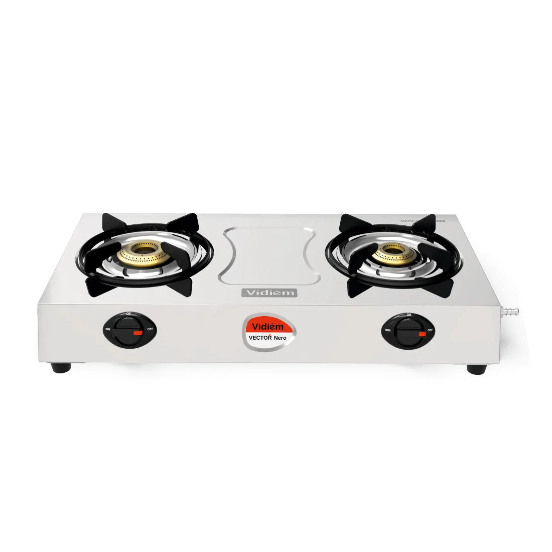 VIDIEM VECTOR NERO 2 BURNER GAS STOVE