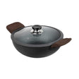 Vinod 26 Cm Legacy Pre-Seasoned Cast Iron Kadai ,4.3 Litre (LCIDK26)