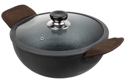 VINOD CAST IRON KADHAI 3.3 LITRE (LCIDK24)
