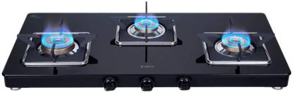 Elica Slimmest 3 Burner Cooktop ( 773 CT VETRO Slim LINE SPF ) Non-Auto Ignition